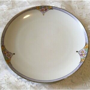Vintage Hand Painted Plate Japan Meito China Art Nouveau style 7.5"